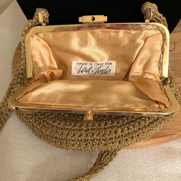 Vintage Goldtone Evening Bag - Picture 3 of 6